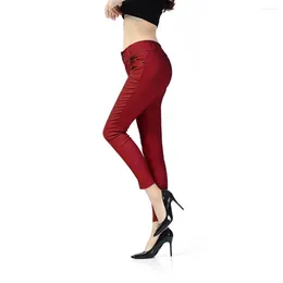 Yoga Outfits Fall Women Solid Classic Casual Stretch Large Size Pants Tight High Waist Slim Elastic Trousers Leggings Comfortable#P25