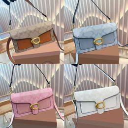 Ladies crossbody bags tabby 26 shoulder bag adjustable straps genuine leather fashion 10a luxury handbags for women pink white blue brown xb132