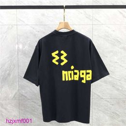 M9e6 Mens Tshirts Designer t Shirts Unisex Women Fashion Loose Cotton Short Sleeve Letters Printed Tshirt Hip Hop Streetwear Casual Top Tees Size Sx