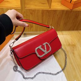 Spring New Elegant Square Fresh and Sweet Small Fragrant Wind One Shoulder Chain Women's Bag 2024 78% Off Store wholesale