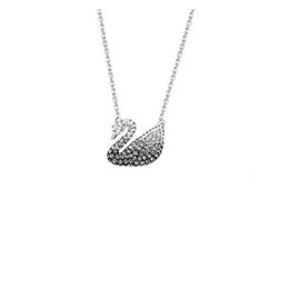 Swarovskis Necklace Designer Necklace Women Original Quality Choker Necklaces Collarbone Chain The Swan Necklace For Women With Gradient Accessories 6736