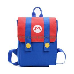 Selling Red Green Bro Kids Backpack Children Cute Accessories Zipper Double Shoder Bag Birthday Gift Drop Delivery Dhd6T