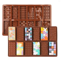 Baking Moulds Silicone Chocolate Bar Moulds 12 Cavity Break Apart Protein And Engery Candy DIY For Cake Decorating Tools