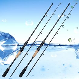 Baitcasting Spinning Travel Carbon 2 Section Fishing Rods Casting Weight 825g Power Ultralight Lure Trout Mini Pole 240127