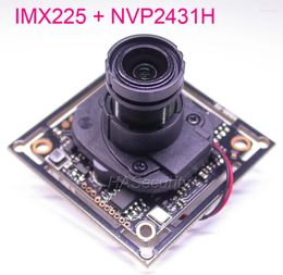 AHD-M (720P) / CVBS 1/3" Exmor IMX225 CMOS NVP2431 CCTV Camera PCB Board Module OSD Cable M12 LENs IRC (UTC Support)