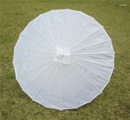 Umbrellas Chinese Colored Fabric Umbrella White Pink Parasols China Traditional Dance Color Parasol Japanese Silk Props