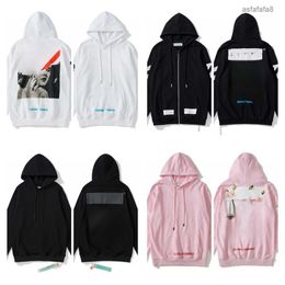 1 Oversized Hoodie Polo Grey Full Zip Y2k Pink Up Mens Designer Sudaderas Offwhite Felpa Off White Men HCJK HCJK