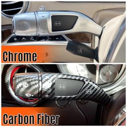 Interior Accessories For Mercedes Benz A B C E S GLC CLA GLA GLE GLS CLS GLK ML Class W204 W205 W212 Car Wiper Shift Lever Cruise Cover Trim