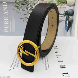 Classic Belt Womens Luxury Designer Belts Brass Buckle y Automatic Mens Business N2OU