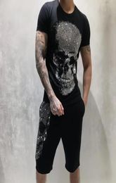 PP Rock Style Summer Men Designer T shirt Diamond Skull Brand clothing fashion t shirts Women Tshirt high quality Hip Hop Tees 207379983