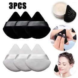 Makeup Sponges 3Pcs Triangle Velvet Powder Puff Make Up For Face Eyes Contouring Shadow Seal Cosmetic Foundation Tool