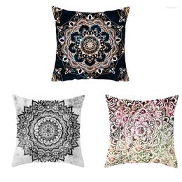 Pillow Boho Cover Bohemia Mystery Pattern Case Vintage Ethnic Throw For Living Room Home Decor Office B0016