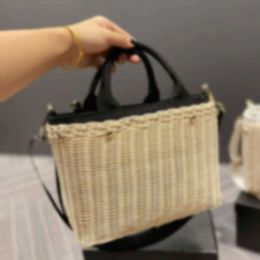 Designer Shoulder Bags Summer Beach Women Straw Bag Satchel Crossbody Tote Rattan Womens Handmade