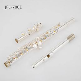 JUPITER JFL 1000RBE 16 Holes Closed C Key Flute Cupronickel Silvering Concert Flute Case Cleaning Cloth Stick Gloves Padded Bag