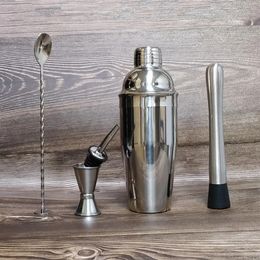 Party Stainless Shaker Cocktail Martini Wine Barware Drink Set For Tools Mixer Kit Bartender Steel Bar Boston 240119
