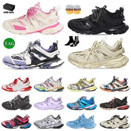 2024 Track 3 3.0 Designer Casual Shoes Mens Womens Platform Sneakers With Box Triple S Black Pink Blue Vintage Runners Tess.s. Gomma Tracks Jogging Walking Trainers