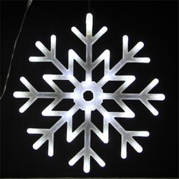 Snowflake Light String LED Lamp Snow Fairy Decoration for Christmas Tree Outdoor Shopping Mall 40cm Waterproof Festival Decor 2011263P