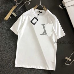 Summer Men Women Designers t Shirts Loose Oversize Tees Apparel Fashion Mans Casual Chest Letter Shirt Luxury Street Shorts Sleeve Clothes Mens Tshirts S-5xl#007 FK3H