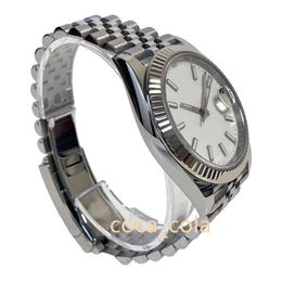 luxury men Wristwatch Japan Mechanical Automatic new Bracelet Stainless Steel sapphire waterproof Mens Watch Datejust 41 126334 Jubilee Steel Bezel 41mm White