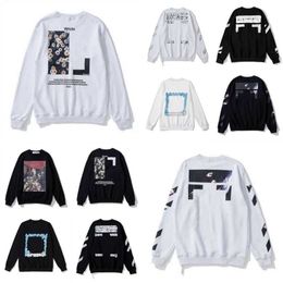 Mens Off White Hoody Hoodie Hop Streetwear Man Womens Designers Hooded Skateboards Hoodys Street Pullover Sweatshirt Clothes Offs Oversized Offend Dy