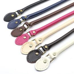 60cm Genuine Leather DIY Replacement Accessories for Handbags Bag Handle Strap for Bags 1Piar 240201