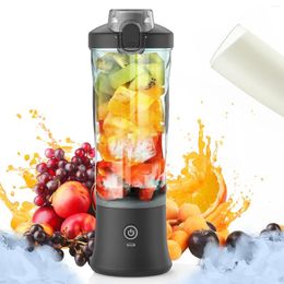 Juicers Reup Portable Blender 600ML Electric Juicer Fruit Mixers 4000mAh Type C Rechargeable Smoothie Mini Colourful Cup