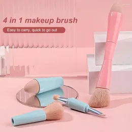 Makeup Brushes Powder Brush No Shedding Solid Frame Travel Apply Evenly Comfortable Grip Beauty Salon Supply