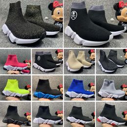 Kinderschuhe High Socke Speed Runner Trainer Turnschuhe Jungen Mädchen Kinderstiefel Mode Sport Speed Kinderschuh Toddle Desogmer Designer