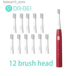 Toothbrush Original DR. Bei Y1 Sonic Electric Toothbrush Rechargeable Model 3 Waterproof Automatic Oral Cleaning Teeth with Brush Head Q240202