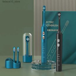 Toothbrush Inductive Wireless Charging Ultrasonic Electric Toothbrush Adult Household Intelligent Induction Wireless Charging Waterproof Q240202