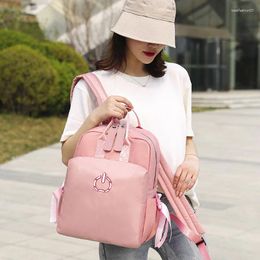 School Bags Solid Colour Oxford Backpacks Women 2024 Fashion Female High Capacity Backpack Lady Back Pack Teenagers Girls