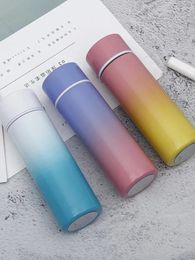 Water Bottles Wolf Proof Cup 304 Stainless Steel Pocket Insulated Creative And Compact Mini Straight Body Cute Student