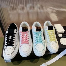 designer sneaker chaneles shoes 21 early spring little panda black match sports leisure thick soled shoes lace shoes women
