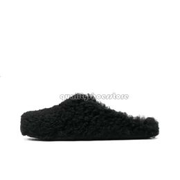 with Box Slippers with Cowhide Long Fur Fussbett Sandals Yellow Green Fashion Ourdoor Indoor Shoes Mens Trainers Beach Slippers Booties Casual Shoes Size35-45 683