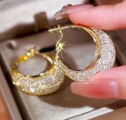 2024 Stud New Fashion Trend Design Elegant Exquisite Light Luxury Mesh Earrings Female Jewelry Party Premium Gift Wholesale AA