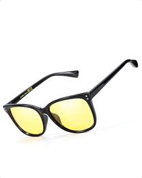 LVIOE Square Polarised Sunglasses/Night Vision Driving Glasses for Women Men LN22526