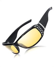 LVIOE Polarised Sunglasses/Night Vision Driving Glasses for Women LN010