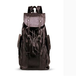 MEN BAG Hight quality MEN leather CHRISTOPHER PM BACKPACK Real Leather PurseLarge-capacity grey black plaid men's backpack2821