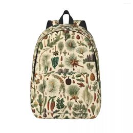 Backpack Vintage Pine Cone Designs Collection Woman Small Backpacks Bookbag Shoulder Bag Portability Travel Rucksack Students School Bags