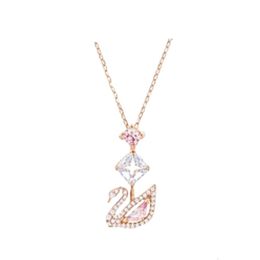 Swarovskis Necklace Designer Women Original Quality Necklaces Paired Necklace Female Element Crystal Smart Collar Chain