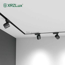 Track Lights XRZLux Ceiling Led Track Light Spotlights Aluminium COB Track Lighting Wall Rail Spot Lights System 10W Clothing Shop Home Lamp YQ240124