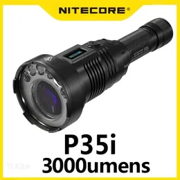 Flashlights Torches NITECORE P35I 3000 Lumen Rechargeable Flashlight Packaged With RSW2I Tail Wire As Standard