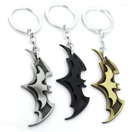 Keychains H&F 3 Colours Batman Movie Keychain Super Hero Superhero Key Ring Car Porte Clef Gift Women Men Jewellery HF11226