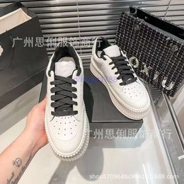 designer sneaker chaneles shoes Biscuit Shoes Summer Lace Little Shoes Thick Sole Heightening Casual Board Shoes for Women S923