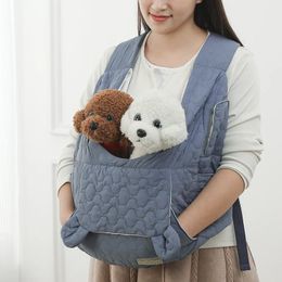 Winter Chest Pet Bag Large Capacity Dog and Cat Bag Waterproof and Wind Resistant Portable Pet Bag 240124