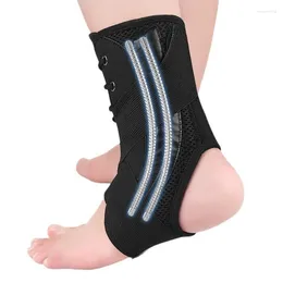 Ankle Support 1pcs Sport Sprain Protector Brace Lace Up Adjustable Wrap Running Basketball Injury Recovery Sports Safety