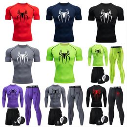 Mens T-Shirts Tshirts Compression Shirt Tshirt Long Sleeve Black Top Fitness Sunsn Second Skin Quick Dry Breathable Casual 4Xl Dhs9V Ot8Gr