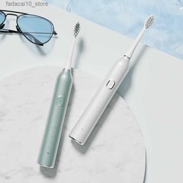 Toothbrush Sonic Electric Toothbrush 5 Modes Adult Magnetic Levitation Sonic Tooth Brush Waterproof Powerful Cleaning Soft Heads Tooth Brus Q240202