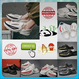 Designer Casual Platform Half pack slippers summer sliders men rainbow slides sandals Anti slip wear resistant soft thick cushion slipper