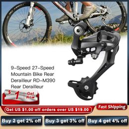 Bike Derailleurs Rd-m390 Bicycle Rear Derailleur 9/27 Speed Aluminium Alloy Mountain Transmission Accessories